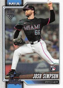 2026 Topps Baseball Josh Simpson #583 Rookie