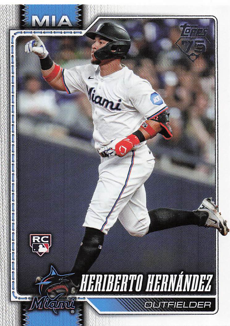 2026 Topps Baseball Heriberto Hernández #578 Rookie