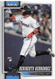 2026 Topps Baseball Heriberto Hernández #578 Rookie
