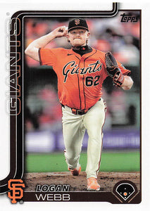 2025 Topps Baseball Logan Webb #242