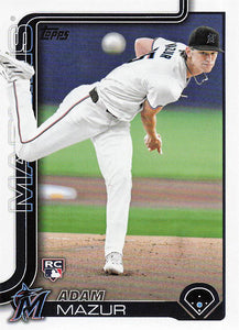 2025 Topps Baseball Adam Mazur #309 Rookie