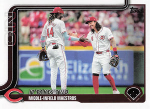 2025 Topps Baseball Spring Training It Takes Two: Middle-Infield Maestros #295