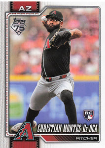 2026 Topps Baseball Christian Montes De Oca #644 Rookie