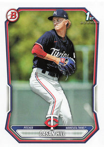 2026 Bowman Baseball Prospects Dasan Hill #BP-88