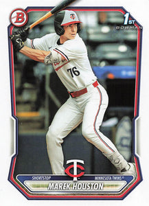 2026 Bowman Baseball Prospects Marek Houston #BP-16
