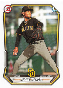 2026 Bowman Baseball Prospects Miguel Mendez #BP-107