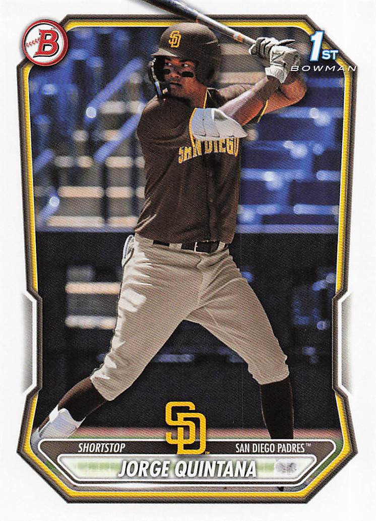2026 Bowman Baseball Prospects Jorge Quintana #BP-93