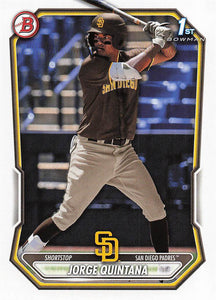 2026 Bowman Baseball Prospects Jorge Quintana #BP-93