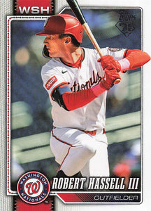 2026 Topps Baseball Robert Hassell III #582