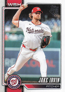 2026 Topps Baseball Jake Irvin #487