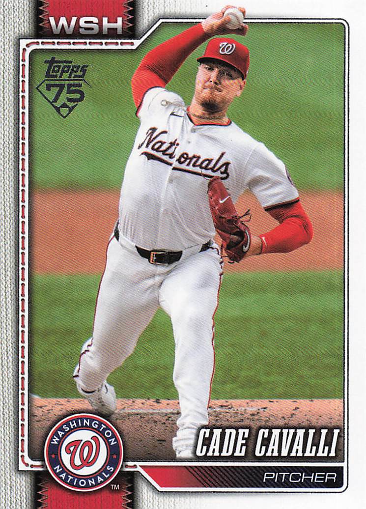 2026 Topps Baseball Cade Cavalli #418