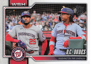 2026 Topps Baseball D.C. Dudes (CJ Abrams / James Wood) #499