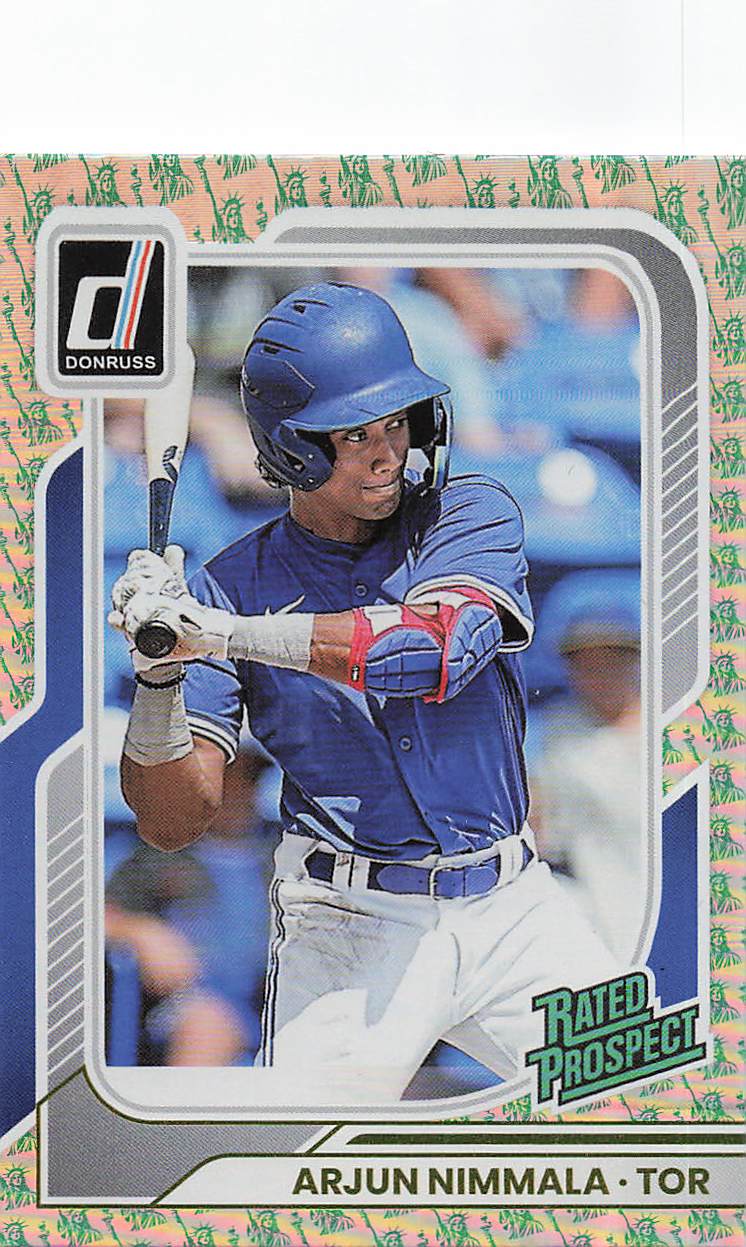 2026 Donruss Baseball Liberty Arjun Nimmala #154