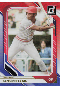 2026 Donruss Baseball Red and Blue Ken Griffey Sr. #49