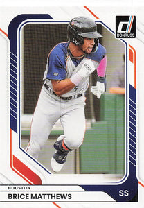 2026 Donruss Baseball Brice Matthews #38 Rookie