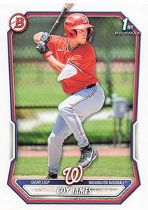 2026 Bowman Baseball Prospects Coy James #BP-33
