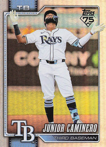 2026 Topps Baseball Rainbow Foil Junior Caminero #328