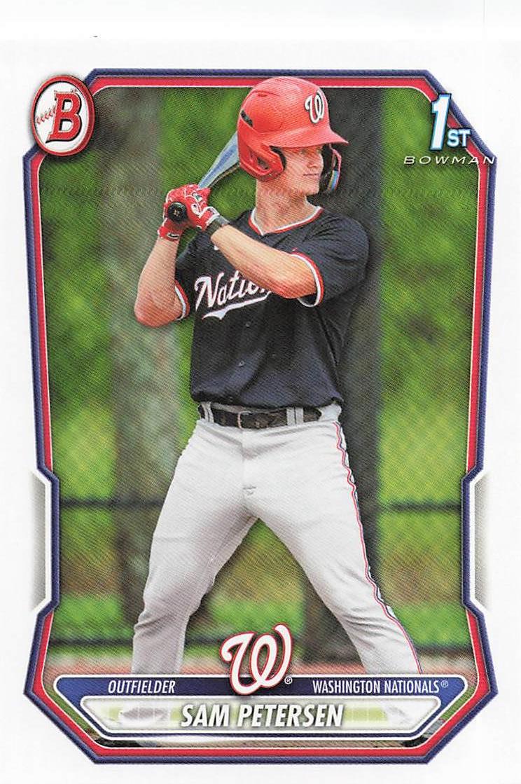 2026 Bowman Baseball Prospects Sam Petersen #BP-122