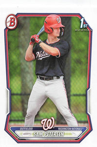 2026 Bowman Baseball Prospects Sam Petersen #BP-122