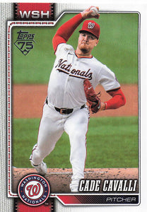 2026 Topps Baseball Cade Cavalli #418