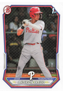 2026 Bowman Baseball Prospects Anderson Araujo #BP-8