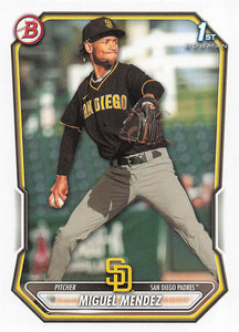 2026 Bowman Baseball Prospects Miguel Mendez #BP-107