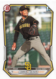 2026 Bowman Baseball Prospects Miguel Mendez #BP-107