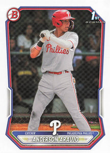 2026 Bowman Baseball Prospects Anderson Araujo #BP-8