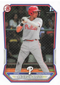 2026 Bowman Baseball Prospects Anderson Araujo #BP-8