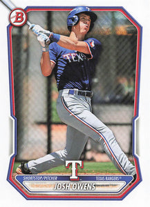 2026 Bowman Baseball Prospects Josh Owens #BP-62
