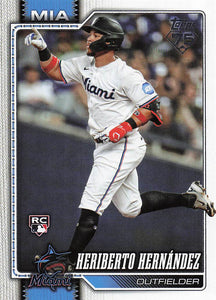 2026 Topps Baseball Heriberto Hernández #578 Rookie
