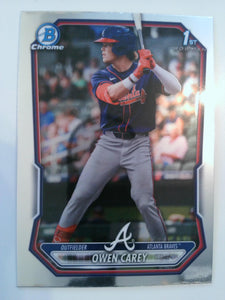 2026 Bowman Baseball Chrome Prospects Owen Carey #BCP-69