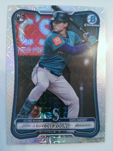 2026 Bowman Baseball Chrome Mojo Refractors Cole Young #78 Rookie
