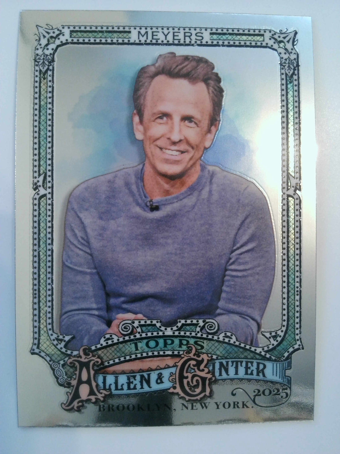 2025 Topps Allen & Ginter Baseball Chrome Seth Meyers #292