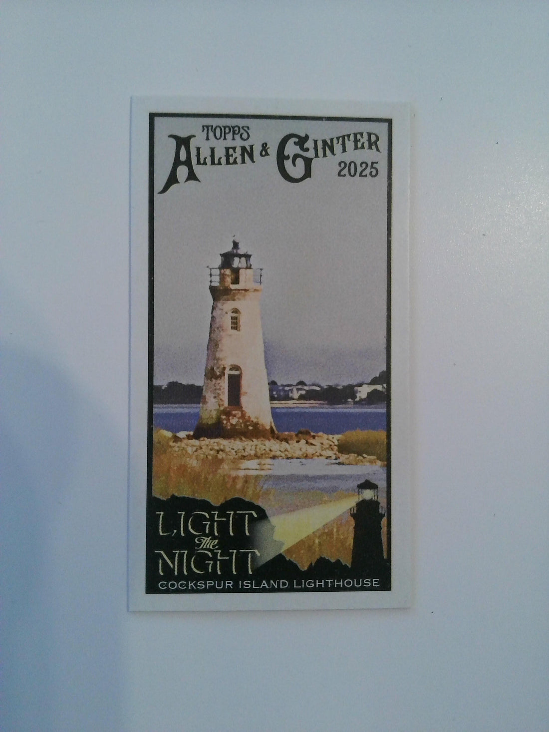 2025 Allen & Ginter Mini Light the Night Cockspur Island Lighthouse #LTN-21