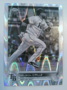 2022 Topps Chrome Sonic Baseball Black & White RayWave Nelson Cruz #71
