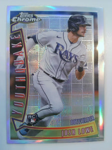 2022 Topps Chrome Sonic Baseball 1996 Youthquake Josh Lowe #YQ-7