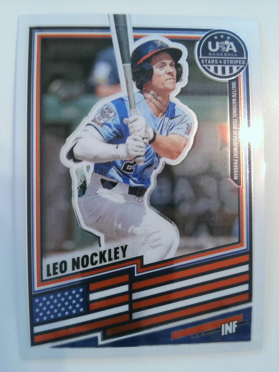 2026 Panini Stars & Stripes Prizm USA Baseball Baseball Leo Nockley #19
