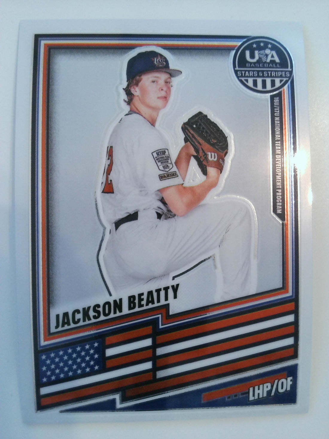 2026 Panini Stars & Stripes Prizm USA Baseball Baseball Jackson Beatty #71