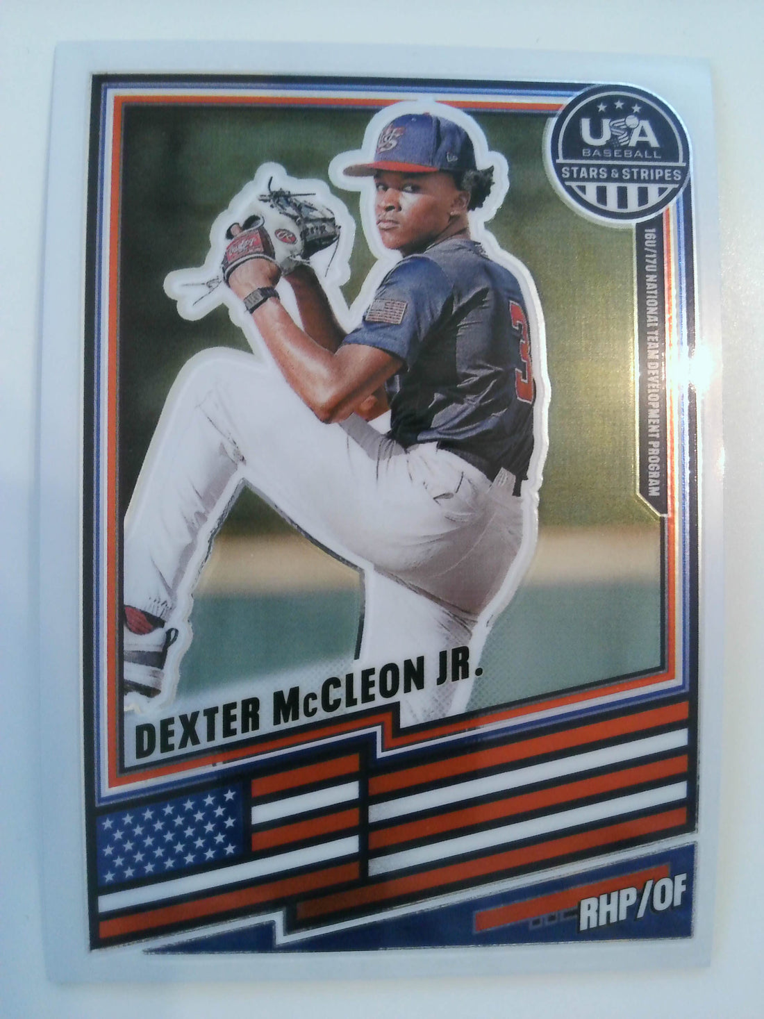 2026 Panini Stars & Stripes Prizm USA Baseball Baseball Dexter McCleon Jr. #69