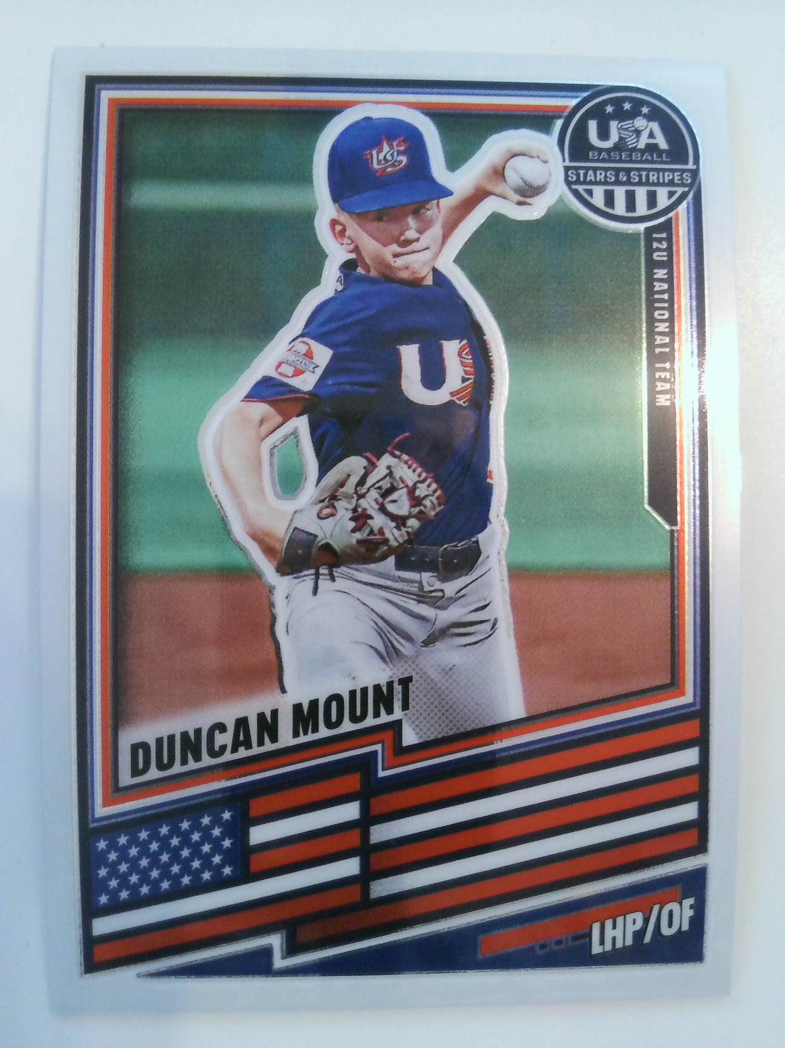2026 Panini Stars & Stripes Prizm USA Baseball Baseball Duncan Mount #48