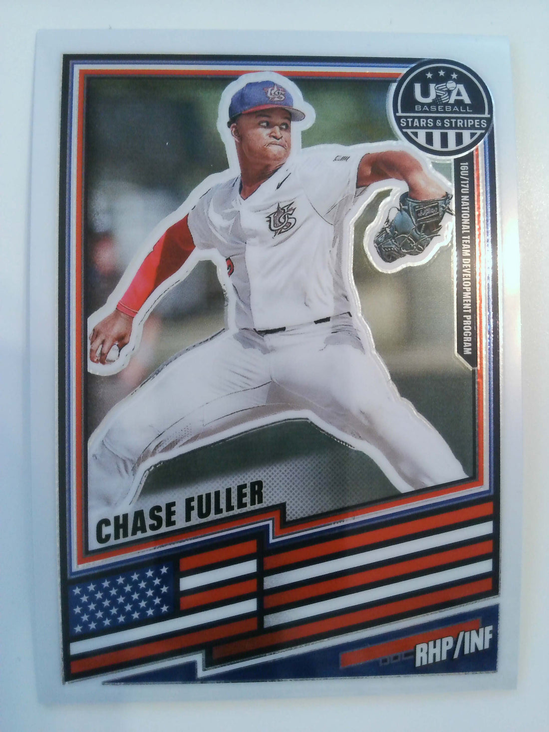 2026 Panini Stars & Stripes Prizm USA Baseball Baseball Chase Fuller #198