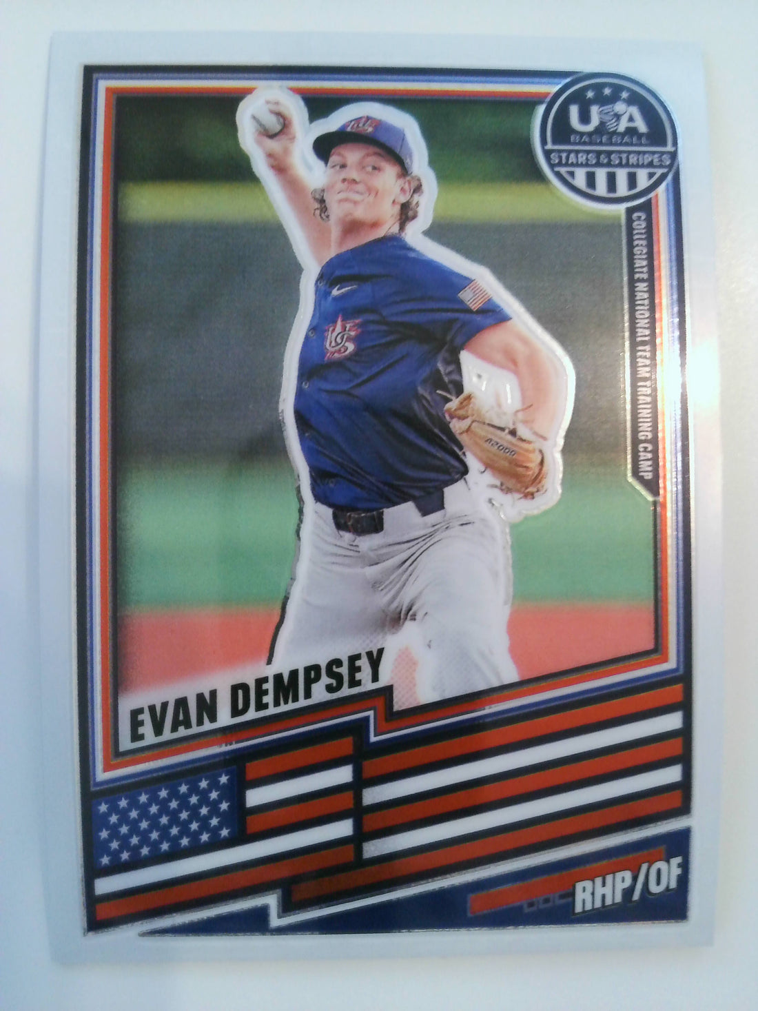 2026 Panini Stars & Stripes Prizm USA Baseball Baseball Evan Dempsey #73