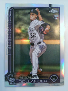 2025 Topps Chrome Update Baseball Refractors Chase Dollander #USC18 Rookie