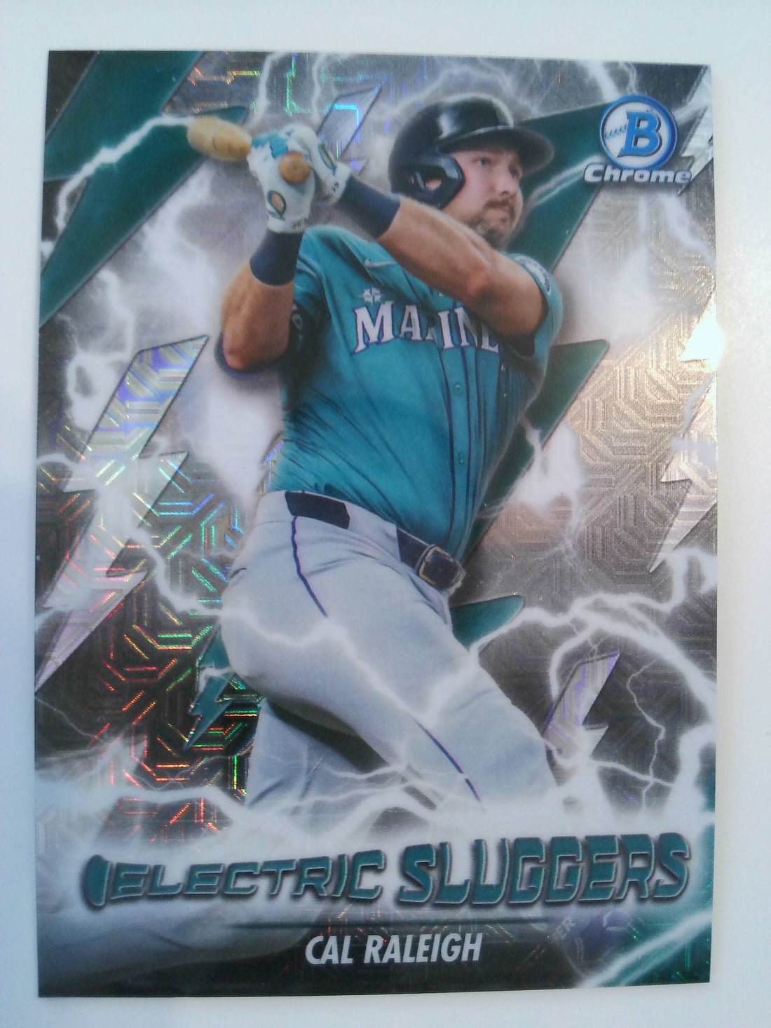 2026 Bowman Baseball Electric Sluggers Mojo Refractors Cal Raleigh #ES-14
