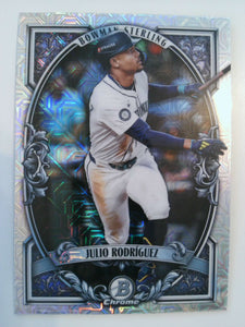 2026 Bowman Baseball Bowman Sterling Mojo Refractors Julio Rodríguez #BST-3