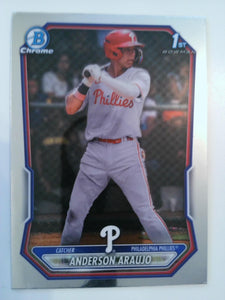 2026 Bowman Baseball Chrome Prospects Anderson Araujo #BCP-8