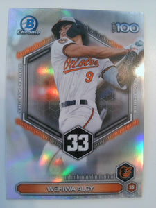 2026 Bowman Baseball Bowman Scouts' Top 100 Wehiwa Aloy #BTP-33