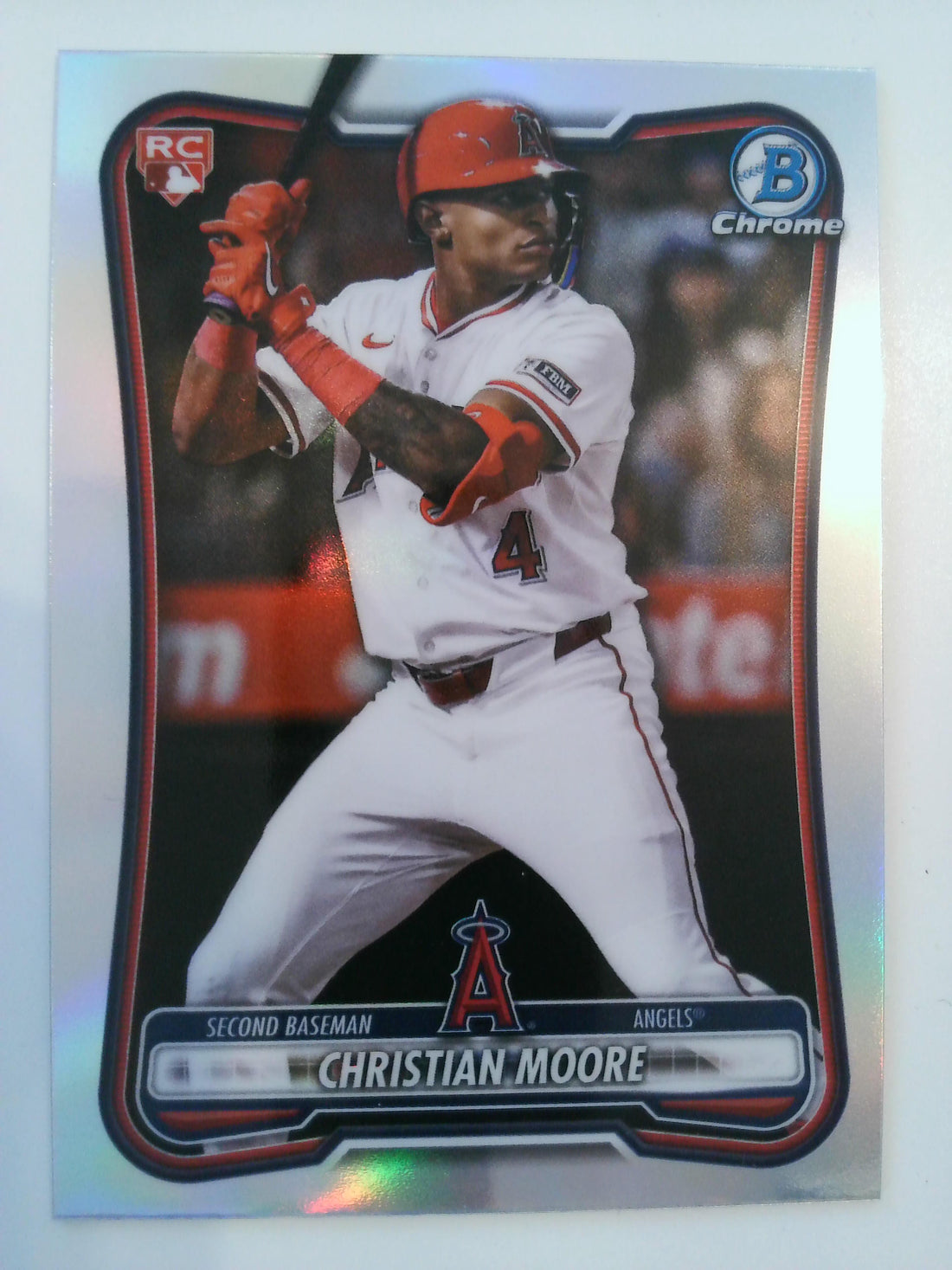 2026 Bowman Baseball Rookie Red RC Logo Christian Moore #99 Rookie