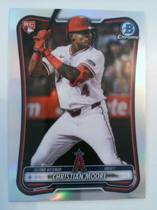 2026 Bowman Baseball Rookie Red RC Logo Christian Moore #99 Rookie